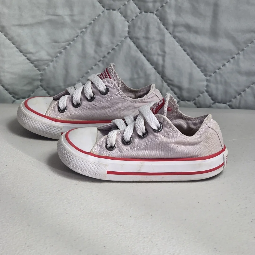 Converse Infant Girl's Chuck Taylor All Star Ox Barely Rose Sz 5